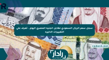 سجل سعر الريال السعودي مقابل الجنيه المصري اليوم.. تعرف على التغييرات الأخيرة